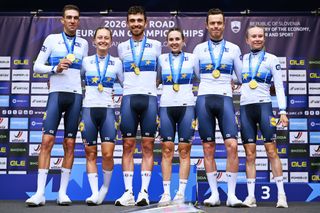 UEC European Championships: France storm to elite mixed relay TTT victory