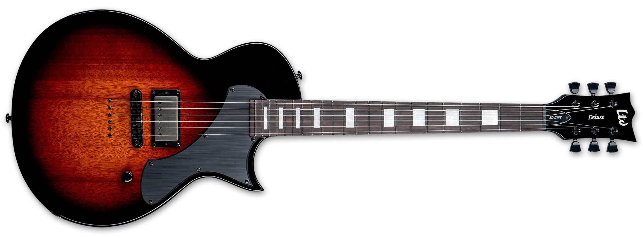 ESP LTD Deluxe EC-01FT guitars in different finishes