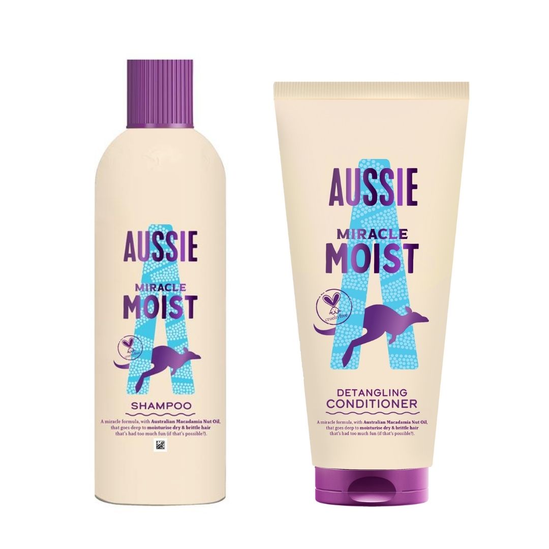 Aussie Miracle Moist Shampoo and Conditioner