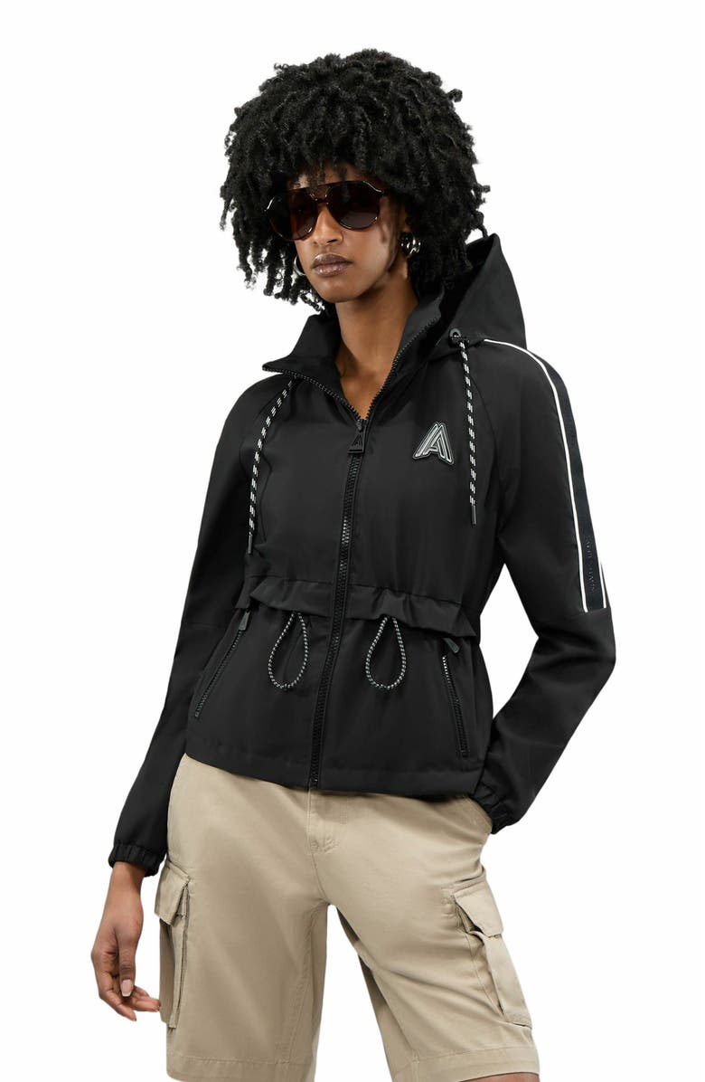 Women&#039;s Enneth Hooded Windbreaker With Adjustable Waist