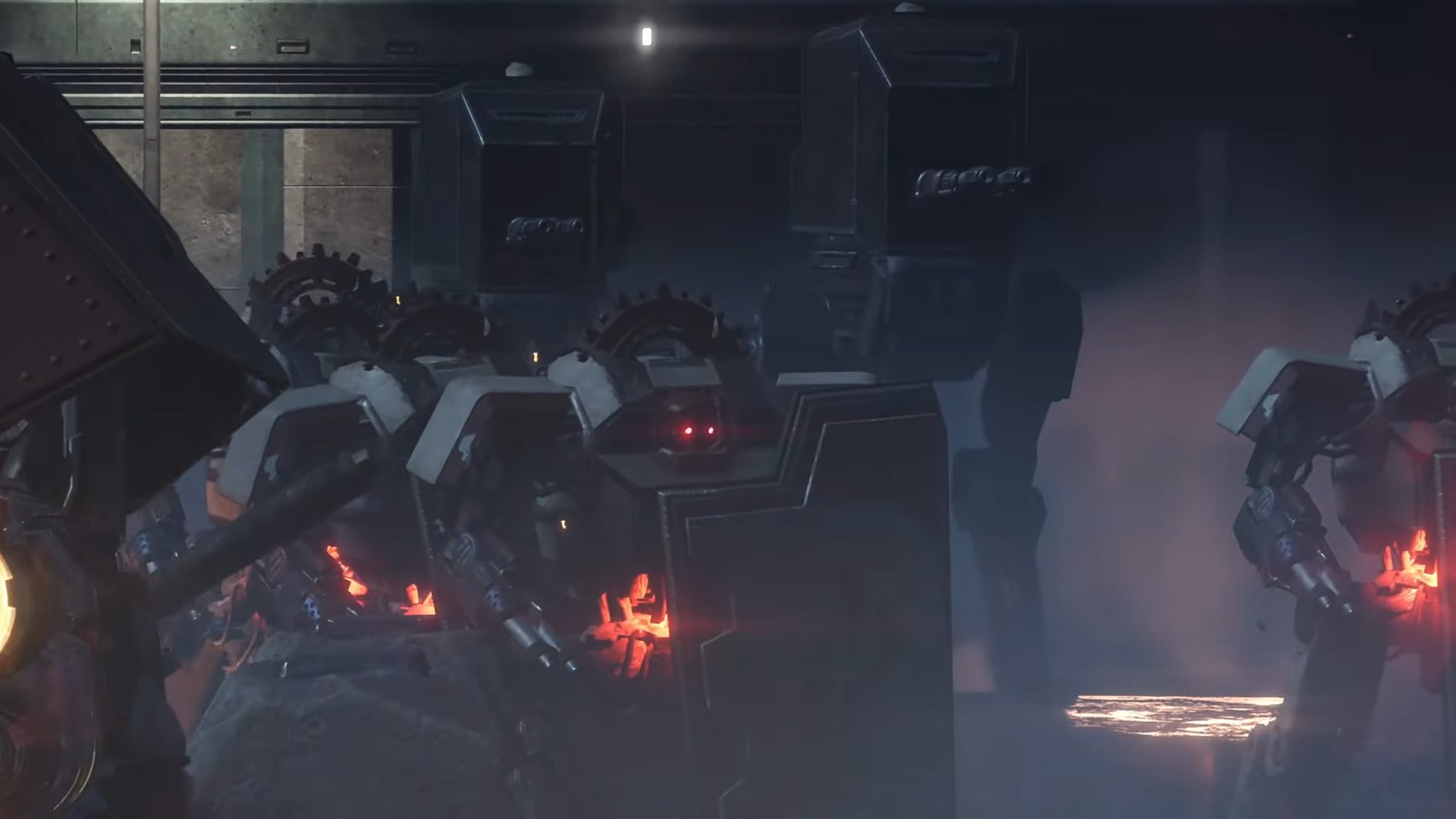Helldivers 2 automaton robots marching devastators