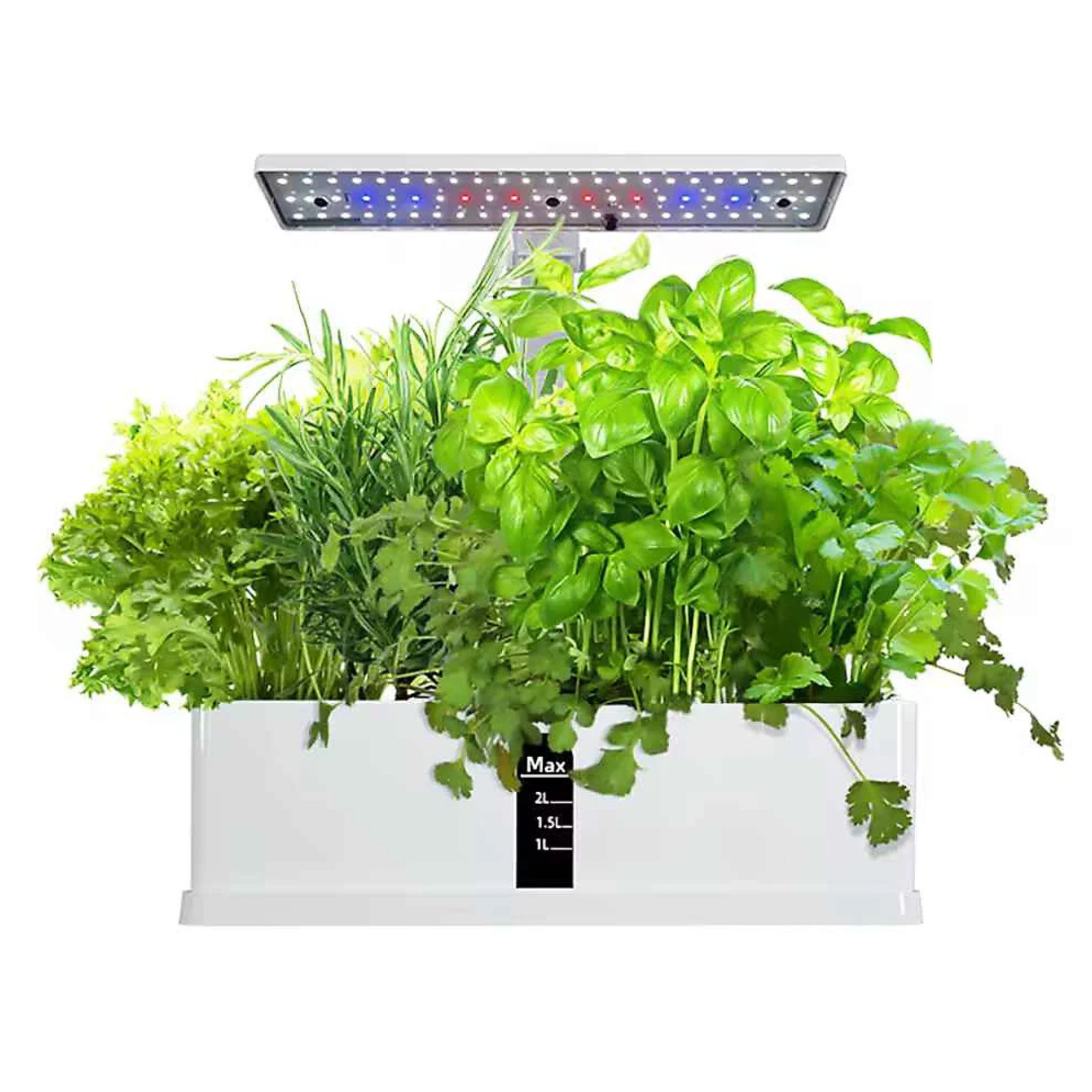 B&amp;amp;Q Hydroponic Indoor Garden Kit 9 Pods 2L Tank with LED Grow Light 15W Adjustable