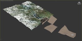 3ds Max break up the terrain