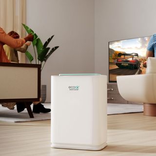 EcoAir Air Steriliser sitting in a living room