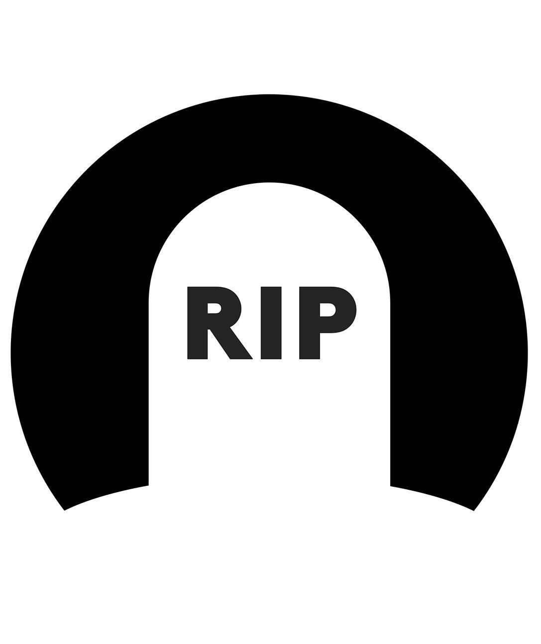 Give your street that cemetery look with this headstone stencil