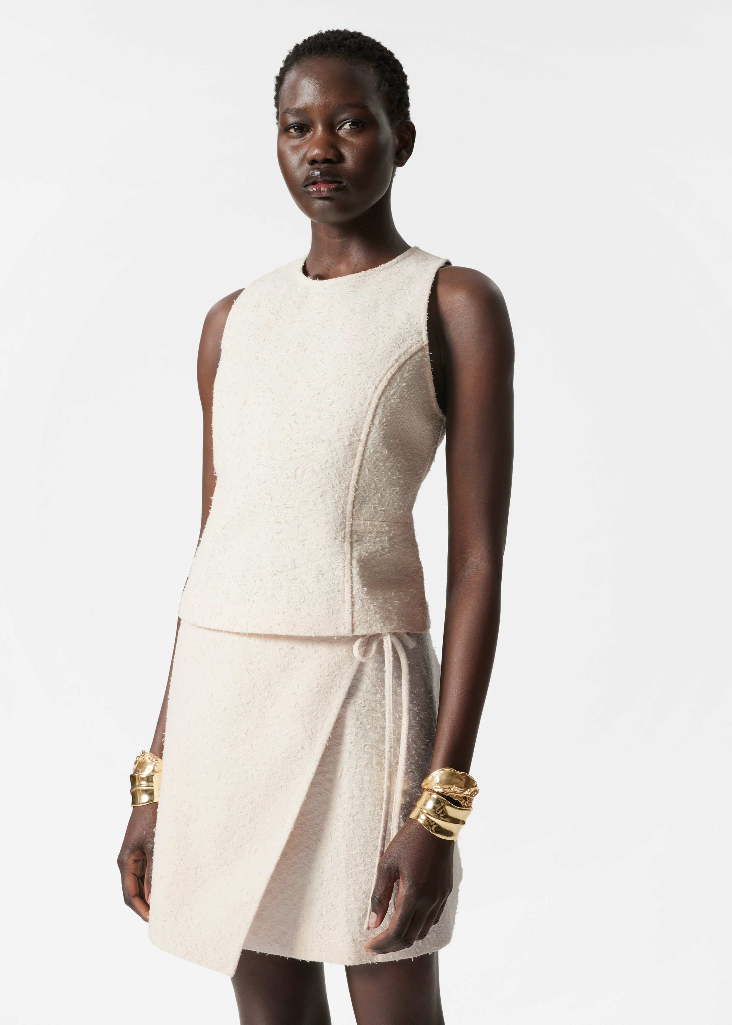 Wrap Mini Skirt