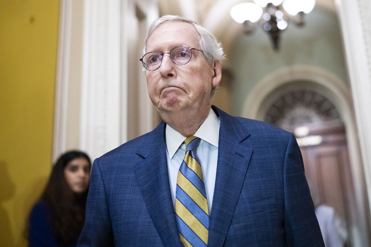 Mitch McConnell in the Capitol building