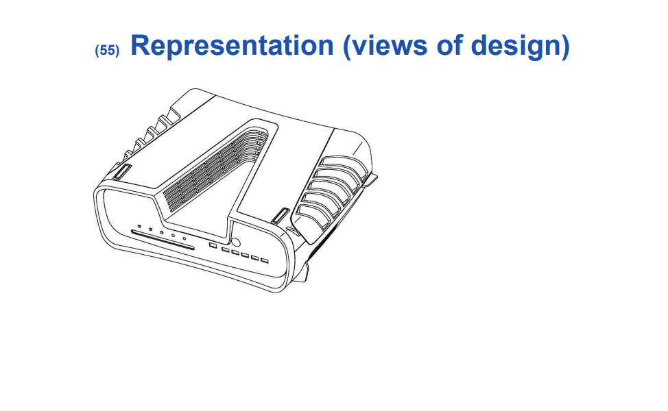 Sony PS5 design patent leaked