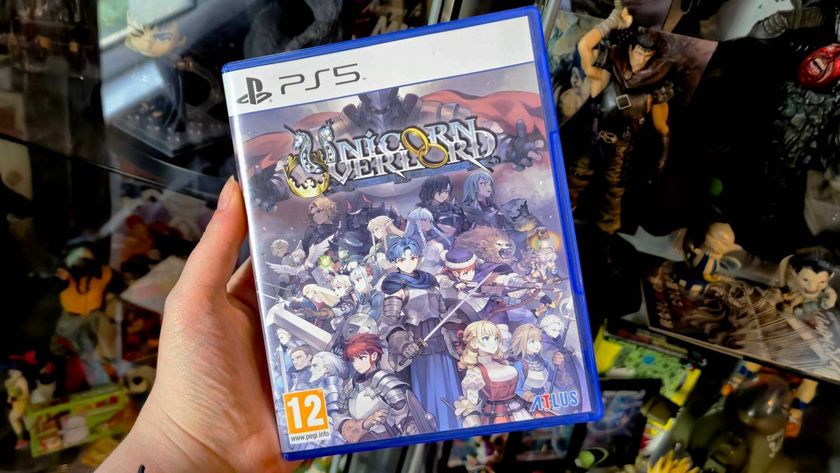 Image taken by writer Rosalie Newcombe of the physical PS5 version of Unicorn Overlord.