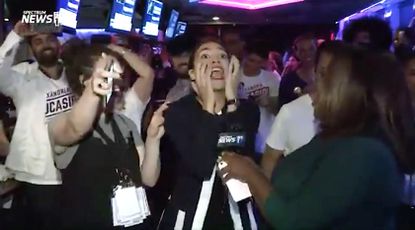 Alexandria Ocasio-Cortez finds out she won