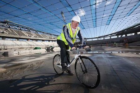 Omnium world champion Ed Clancy visits the London 2012 Velodrome.