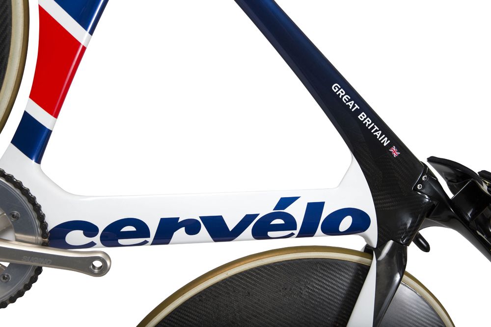 The Cervelo T5GB for Great Britain at the Rio Olympic Games