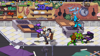 Teenage Mutant Ninja Turtles: Shredder's Revenge Combat