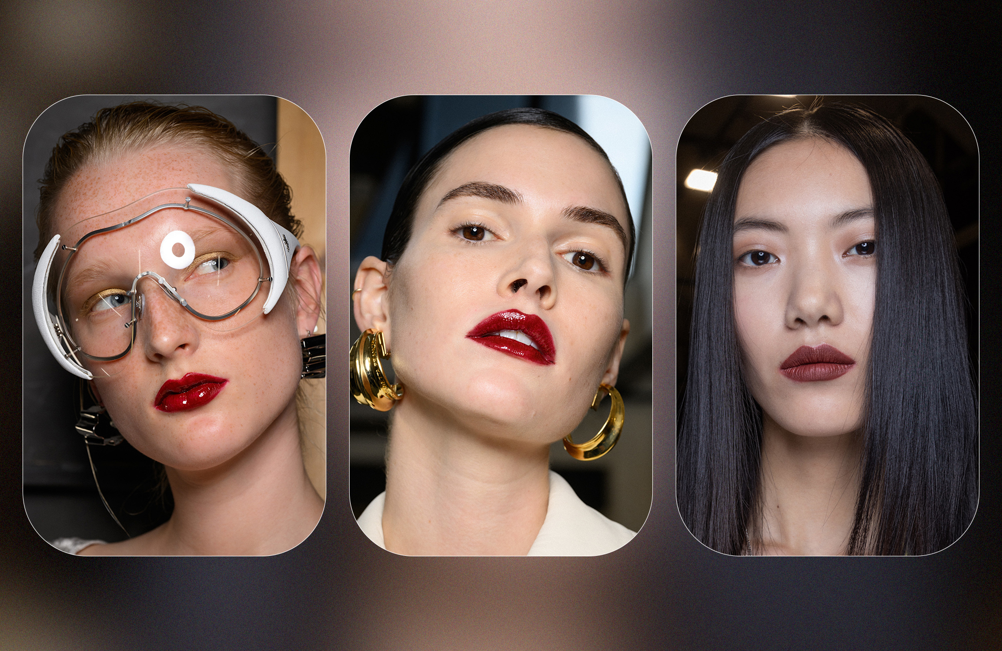 The mermaid-lipped beauty looks at Ferrari, Elisabetta Franchi and Versace during S/S 25 Fashion Month