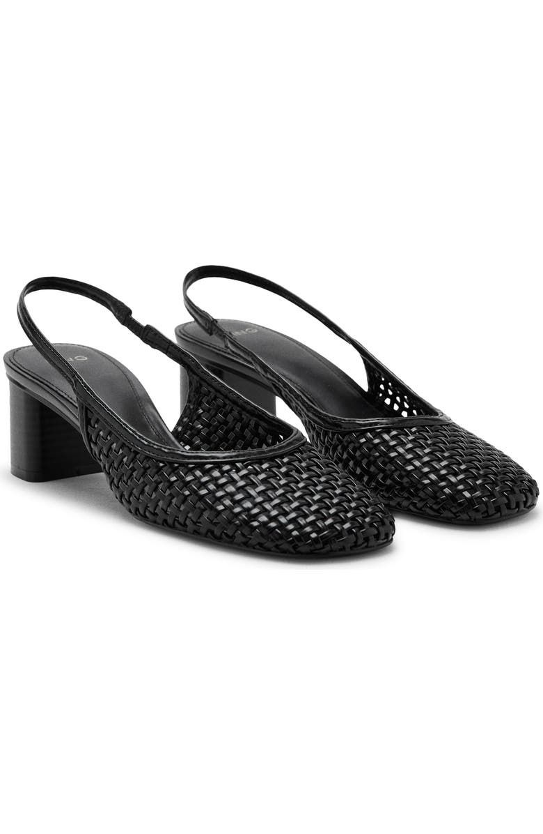 Braided Slingback Pump