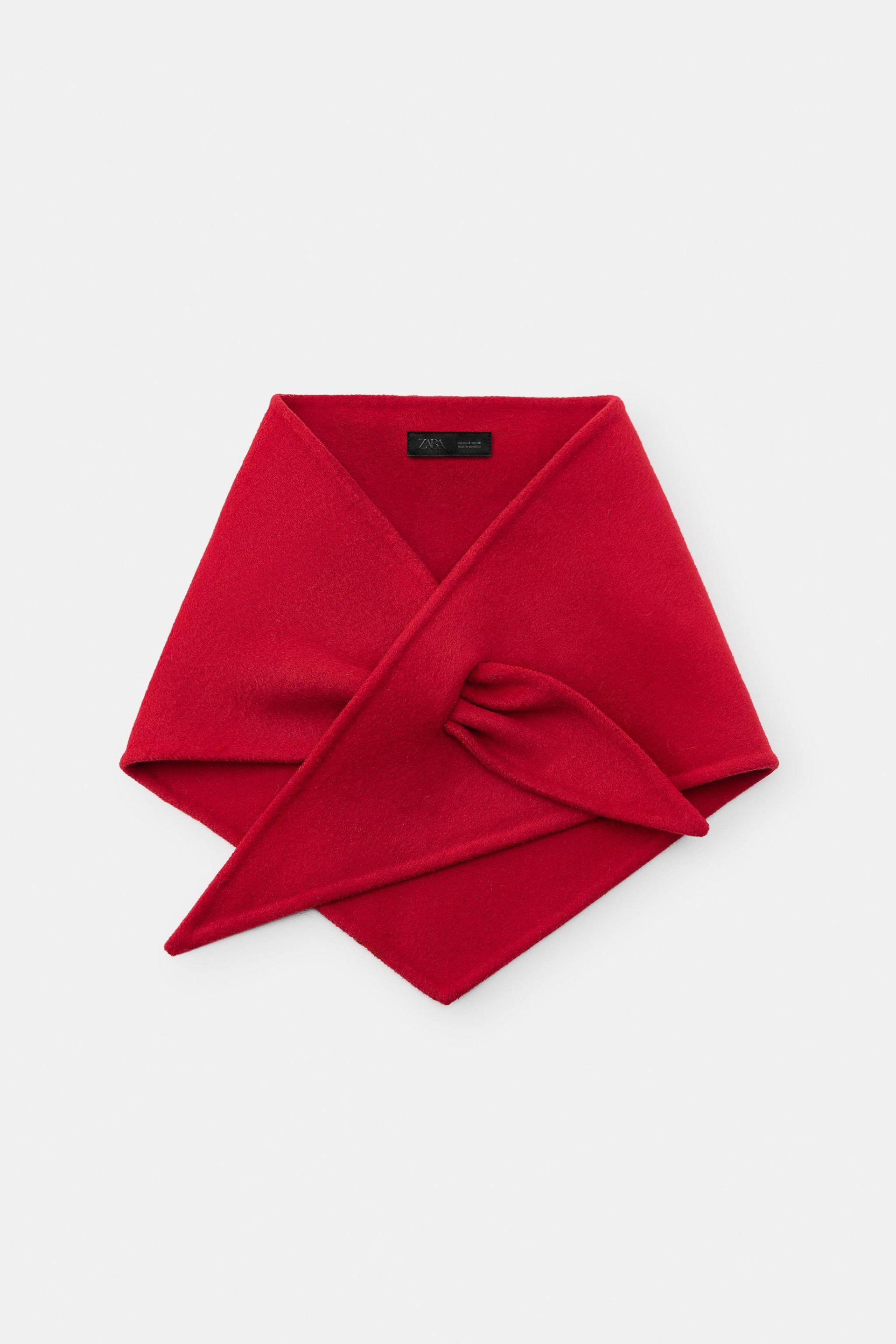 Triangle Bandana With Wool