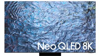 Téléviseur Samsung Neo QLED 8K sur fond blanc