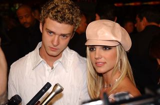 Justin Timberlake & Britney Spears at the "Crossroads" Hollywood premiere.