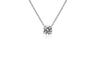 Blue Nile lab-grown diamond necklace