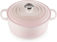 Le Creuset Cast Iron Casserole Dish in Shell Pink (2.4L) - was