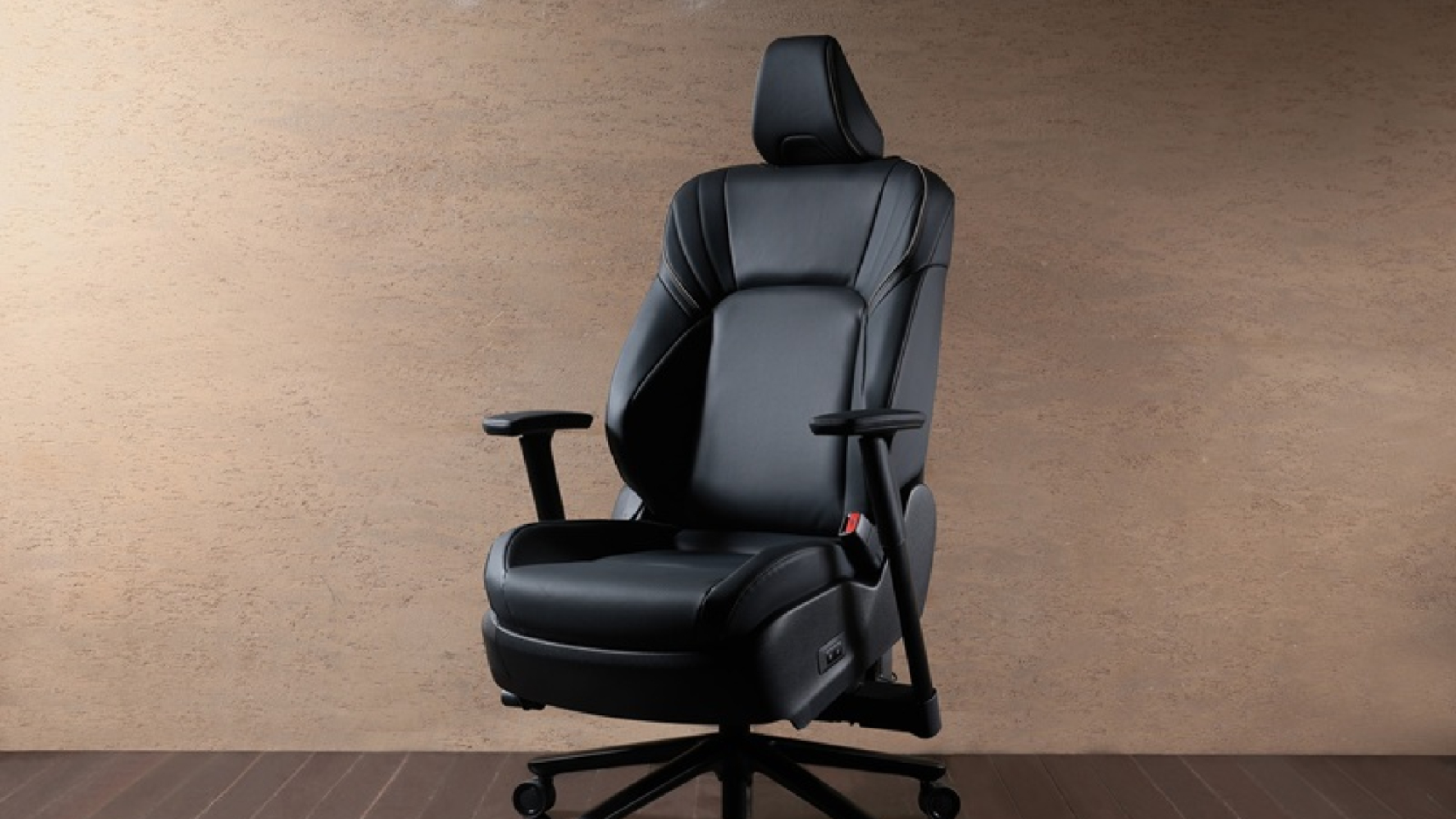 A Toyota Crown Seat desk/gaming chair on a beige background