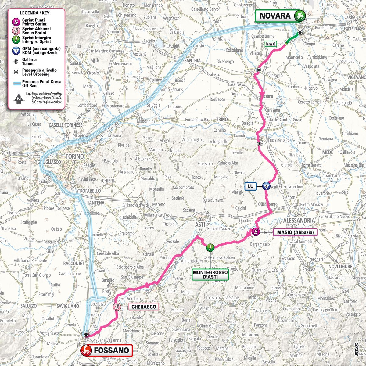 2024 Giro d'Italia maps and profiles