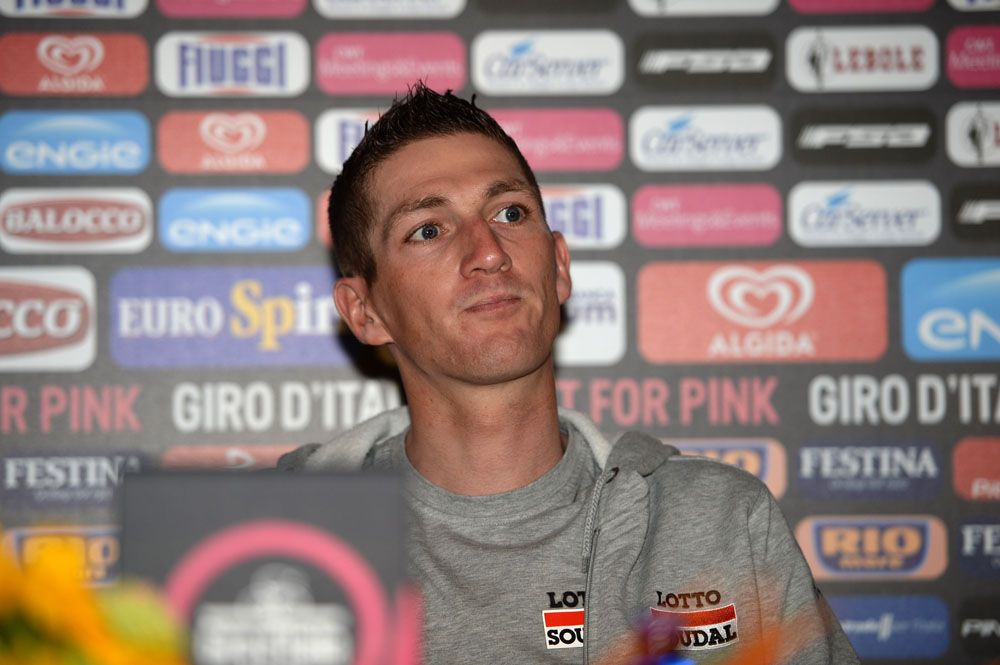 Jurgen Van Den Broeck makes his return to the Giro d'Italia