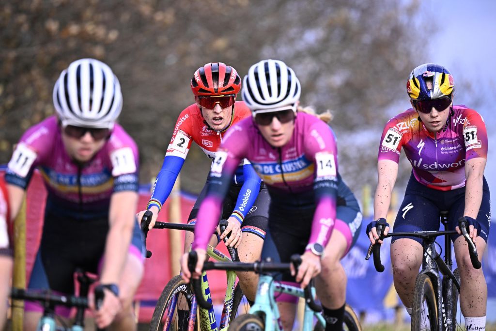 Riders during the UCI Dublin Cyclocross World Cup