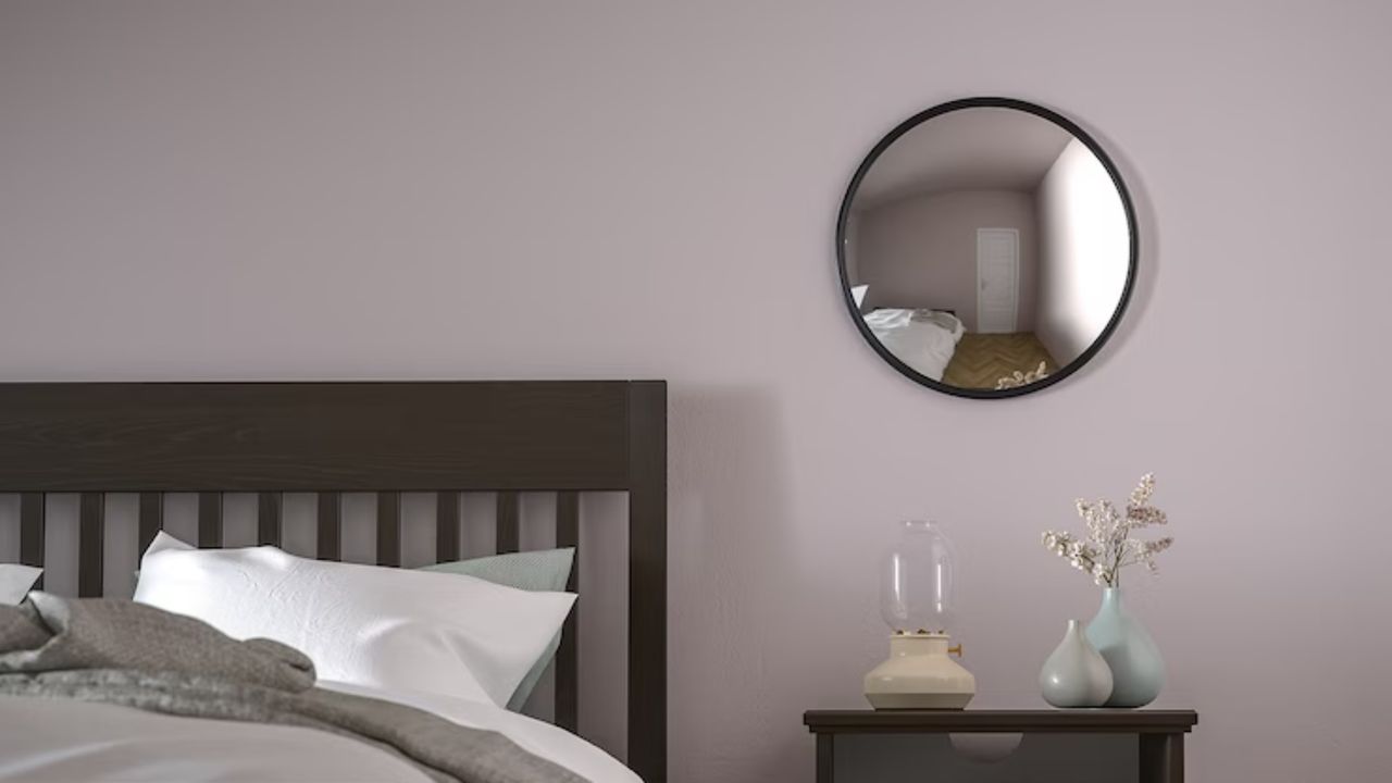 IKEA SVARTBJÖRK decorative convex mirror