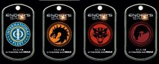 Ender's Game dog tags