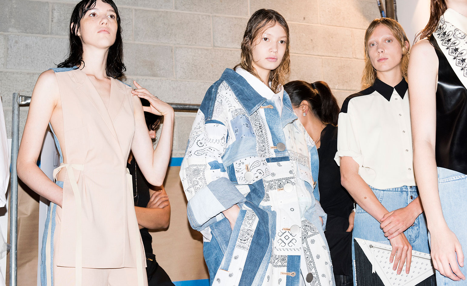 Models at New York Fashion Week S/S 2015