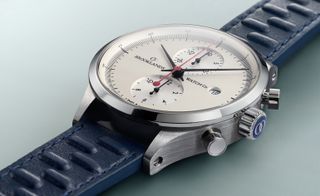 Clean dial of Sir Terence Conran watch design with Brooklands Watch Company