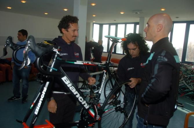 Pellizotti was keeping a close eye on the process