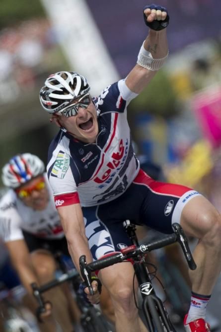 Andre Greipel was a force to be reckoned with in 2012, pictured here winning his third stage at the Tour de France