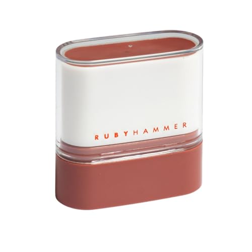Ruby Hammer Cheek Colour &amp;ndash; Tawny | Multi-Use Cream Stick for Cheeks, Lips &amp;amp; Eyes | Buildable Blush &amp;amp; Lip Tint | Hydrating Formula With Macadamia Oil | Vegan | 11g | Made in Korea