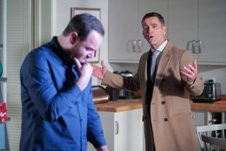 Jack apologises to Mick in EastEnders