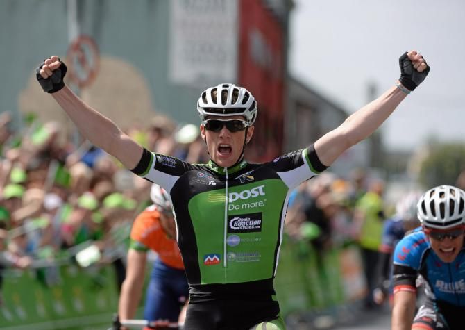 Sam Bennett (An Post Chain Reaction) won stage 3 of the An Post Ras into Listowel