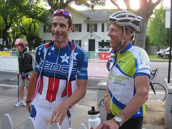 George and Jim Birrell pre-ride