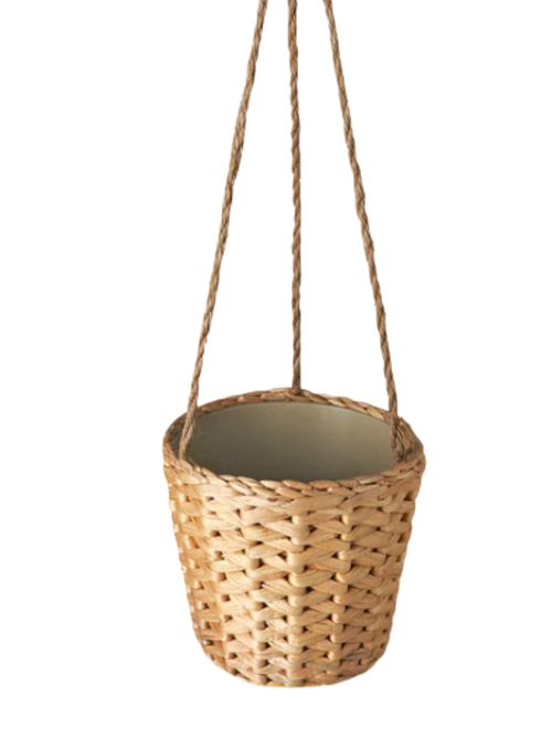 Hanging planter, water hyacinth