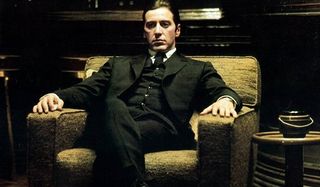 The Godfather Part II Al Pacino Michael in his chair