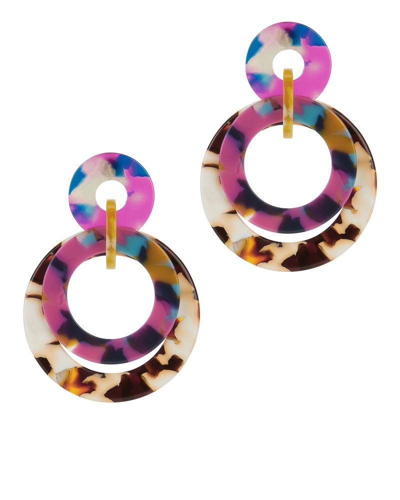 Earrings, Jewellery, Pink, Fashion accessory, Purple, Magenta, Body jewelry, Violet, Gemstone, Amethyst,