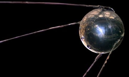 On October 4, 1957 the Soviet Union launched the world's first successful satellite, Sputnik 1, making the U.S. insanely jealous.