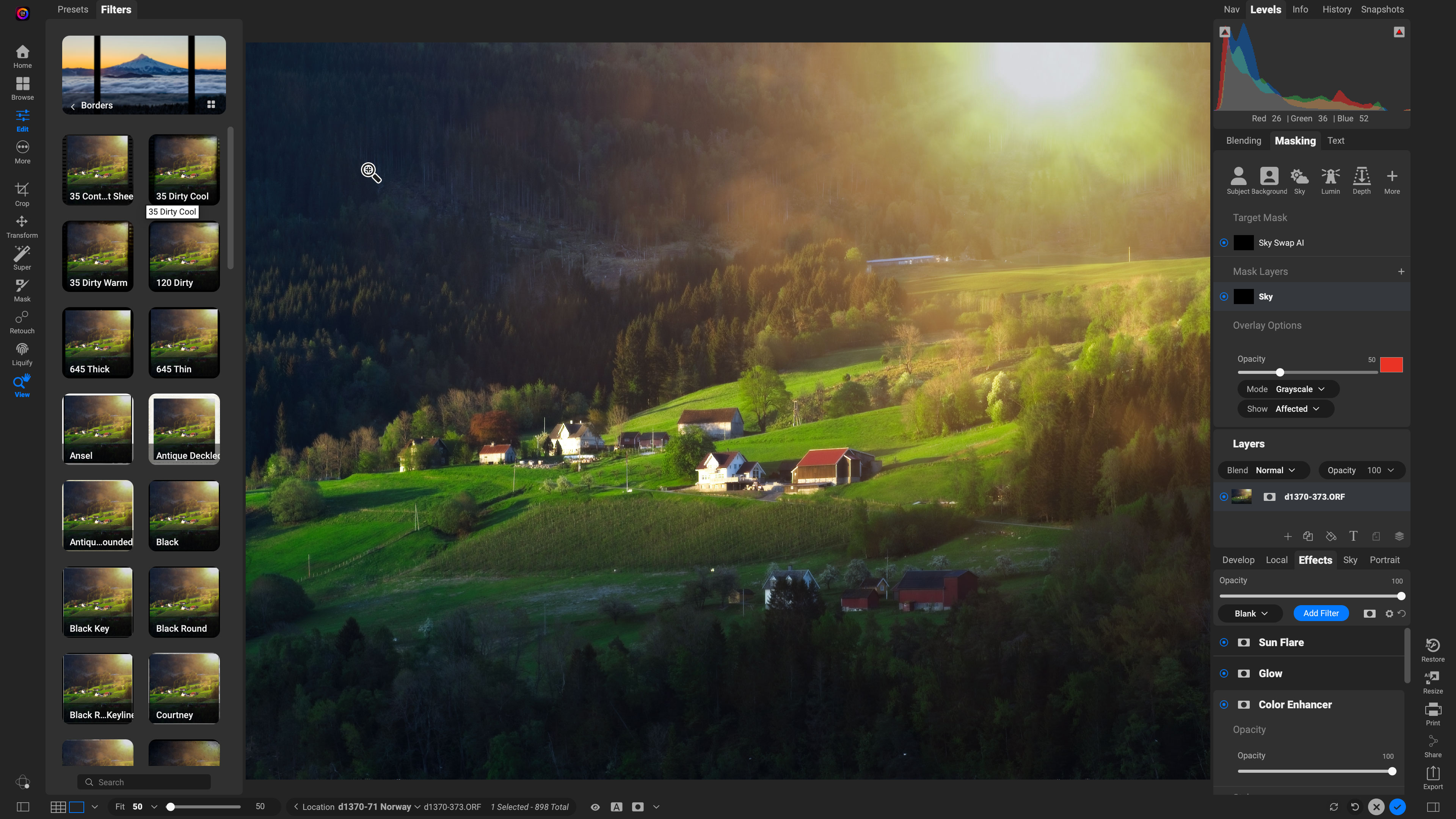 ON1 Photo RAW 2026 screenshot