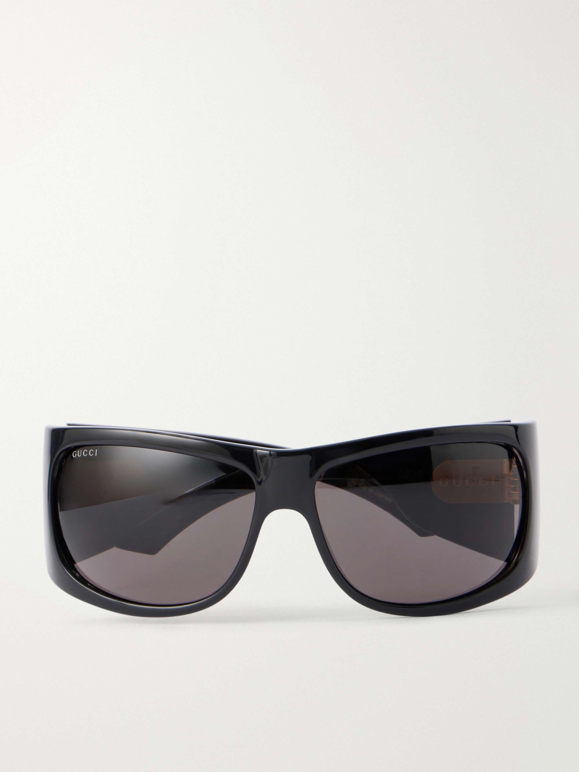 Oversized D-Frame Acetate Sunglasses