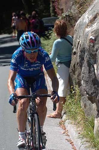 Damiano Cunego (Lampre-Caffitta) may have been looking to perform better in San Sebastian
