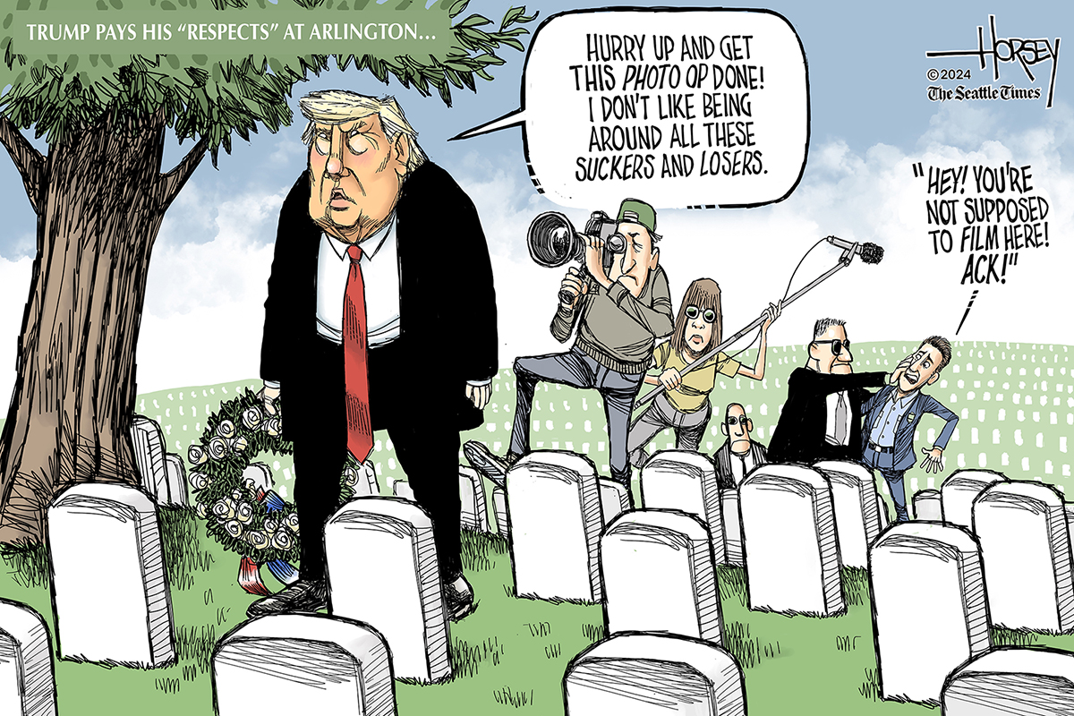 Political cartoon