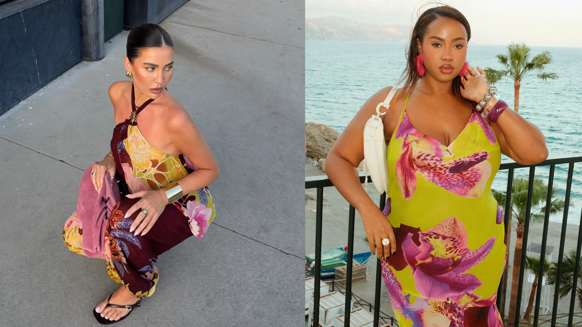 An image of a woman wearing best floral print dress summer 2026