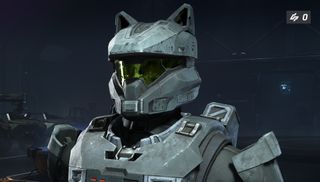 Halo Infinite cat helmet