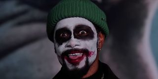 A photo of Lakeith Stanfield at the Joker premiere, shown by Jimmy Kimmel on Jimmy Kimmel Live