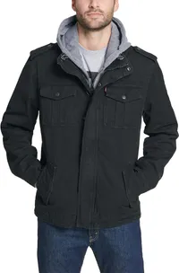 Levi's Washed Cotton Hooded Military Jacket (Men's) Levi's Washed Cotton Hooded Military Jacket (Men's)